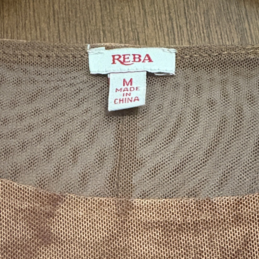 Women's Brown Horse Print Top - Picture 2 of 5